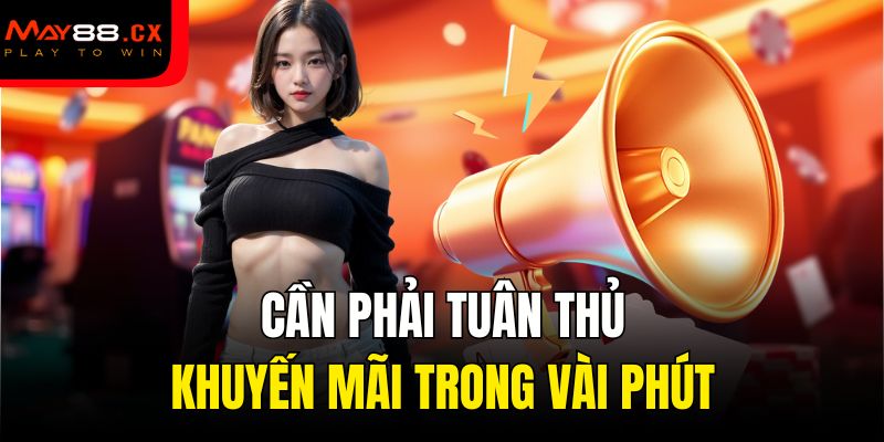 Hướng dẫn nhận khuyến mãi trong vài phút